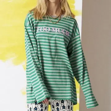 MAISON SPECIAL 세레나 헬리오스 TOOMUCH 보더 롱 TEE