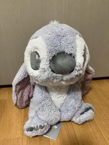 디즈니 스토어 스티치 반짝이 라메 봉제 인형