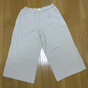 시 베이지 가우초 팬츠