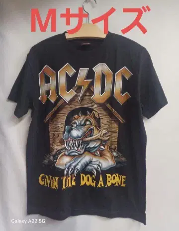 밴드 티셔츠 ACDC 에이전시 M 사이즈