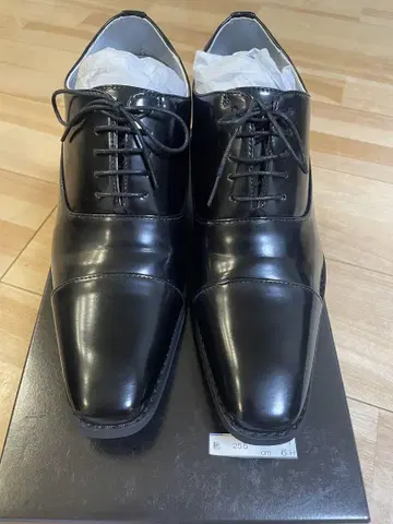 검은색 가죽 결혼식 신랑 25.5cm