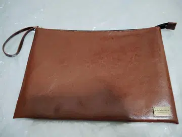 레드 브라운 클러치백