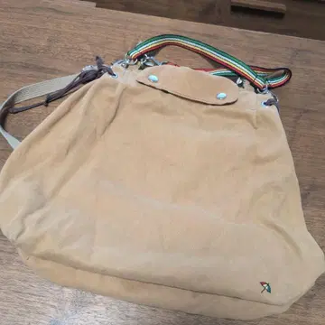 캐주얼 가방 베이지 우산 자수