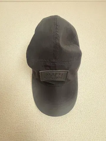 RODEO CROWN 로고 캡 블랙