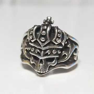 bizarre 비자르 크라운 스컬 반지 silver925