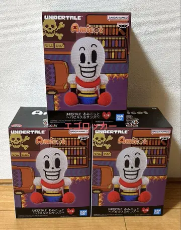 언더테일 UNDERTALE 아미코트 파피루스 피규어 3개 세트!
