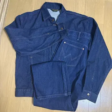 랭글러 Wrangler 스트레이트 데님 30인치 자켓 세트