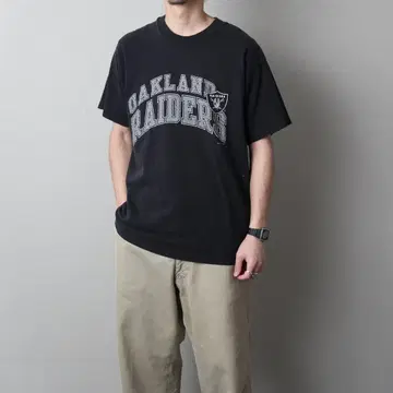 1990년대 US Fabric NFL 티셔츠 'RAIDERS'