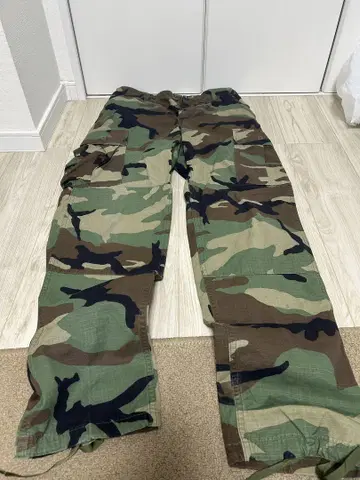 빈티지 카고 팬츠 카모플라주