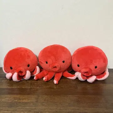 카모가와 씨월드 푸티마린 마스코트 문어 3개 세트