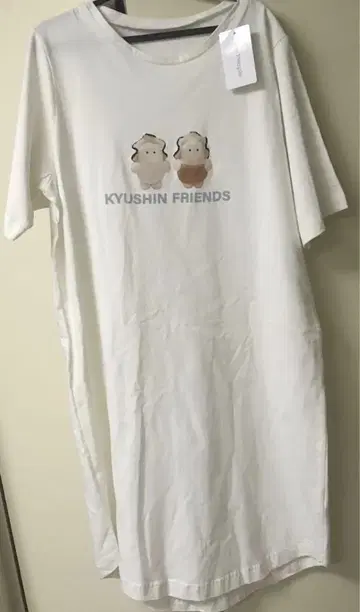 구심 프렌즈 반팔 T셔츠 원피스