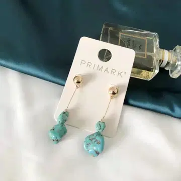 PRIMARK 터콰이즈 드롭 귀걸이