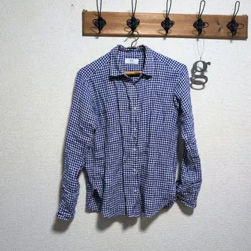 UNIQLO 깅엄 체크 긴팔 셔츠 M