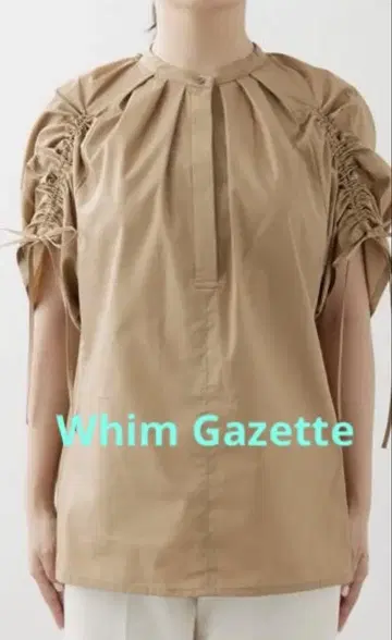 Whim Gazette (윔 가젯) 브로드 개더 블라우스