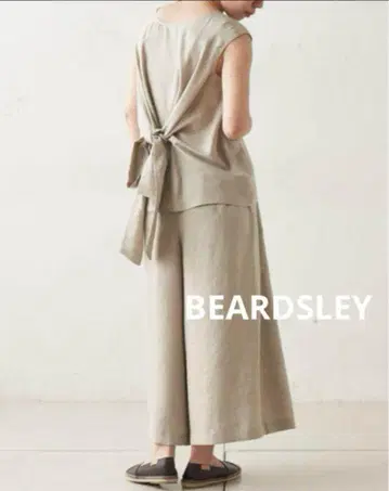 BEARDSLEY 비어즐리 셋업 베스트 리본 팬츠