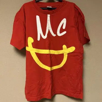McDonald's 로고 티셔츠 S 사이즈 빨간색