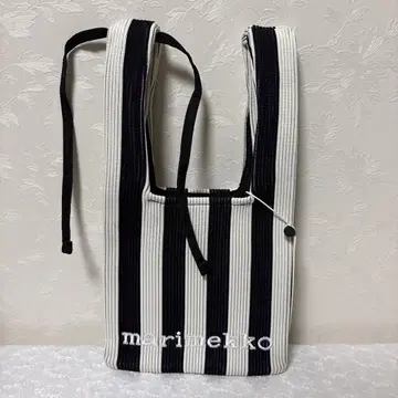 마리메꼬 Marimekko 미니 토트백 리브 니트 미사용 새상품