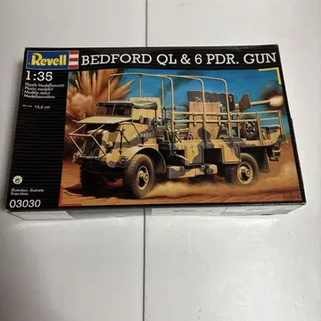 Revell Bedford QL & 6 Pdr. Gun 1:35 덤 포함