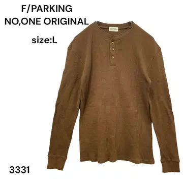 F/PARKING NO,ONE ORIGINAL 셔츠 상의 L 긴팔