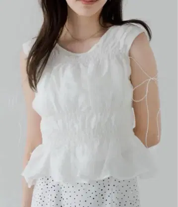 SENEE 셔링 blouse (셔링 블라우스)