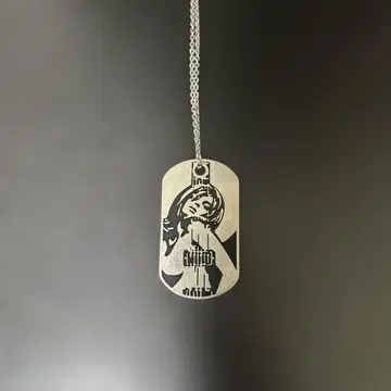 HYSTERIC GLAMOUR 도그 택 목걸이