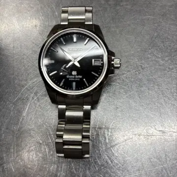 SEIKO 그랜드세이코 손목시계 스프링 드라이브 블랙 SBGA027