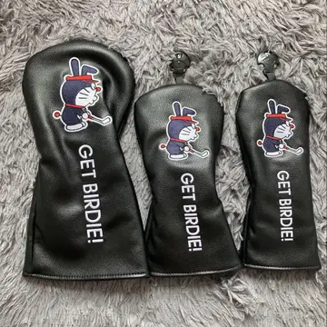 새상품 [ 3세트 ] 골프 클럽 도라에몽 골프헤드커버 GET