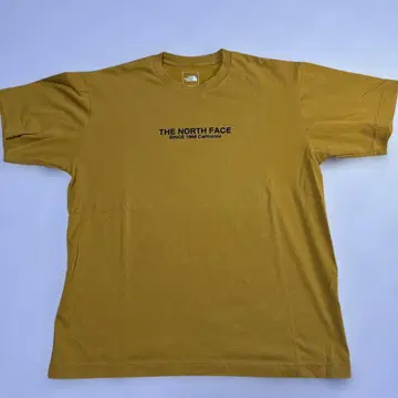 THE NORTH FACE 머스타드 컬러 티셔츠 M사이즈 새상품급