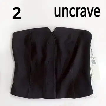 [미사용] uncrave 플레인 수트 뷔스티에 셔링 블랙 2
