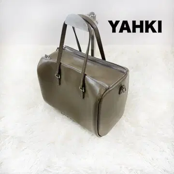 [ YAHKI ] 에투프 핸드백 더블 지퍼 보스턴 백