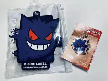 B SIDE LABEL 포켓몬 겐가 파스 케이스 참 Gengar
