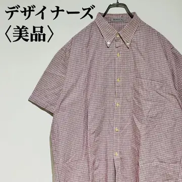 [새상품급] 디자이너 C-boy 시티보이 반팔 버튼다운 셔츠 체크