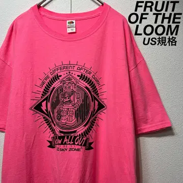 [ US 규격 ] 레어 FRUIT OF THE LOOM 티셔츠 핑크 L