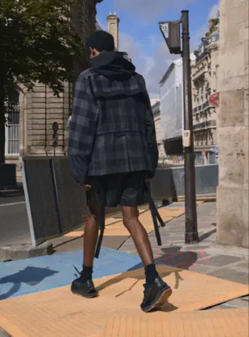 sacai 2022SS 버팔로 체크 블루종