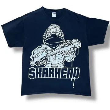 스카헤드 티셔츠 00s SKARHEAD 하드코어 DMS NYHC