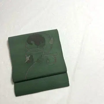 나고야 오비  포도당초 무늬 치구사 색 PO-3290