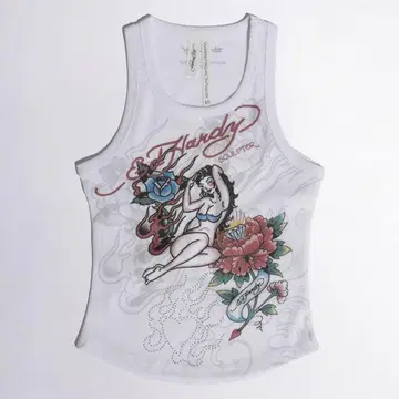 [Sculptor X Ed Hardy] Rib Tank Top