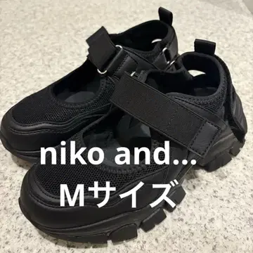 niko and - 오리지널 벨트 메쉬 스니커즈 M 사이즈 블랙 19