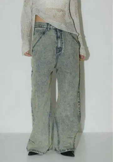 KnuthMarf low rise denim pants