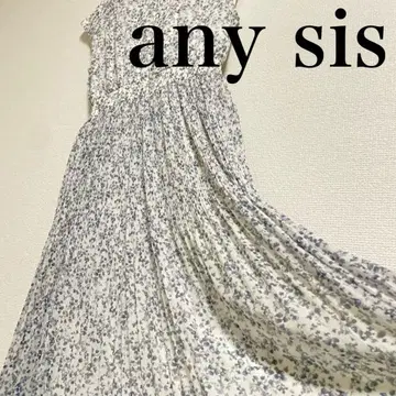 any SiS 애니시스 원피스 온워드 카시야마 꽃무늬 프렌치 슬리브 1