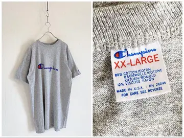 레어 USA 제작 80년대 빈티지 챔피온 로고 티셔츠 XXL 8812