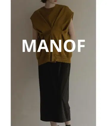 MANOF WAIST PINCH KNIT TOPS 마노프 CLANE