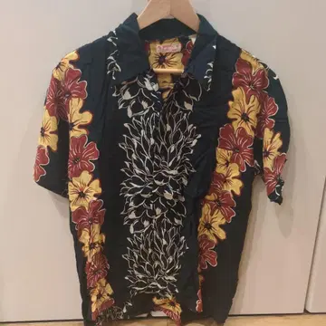 SUN SURF 선서프 하와이안 알로하 셔츠 꽃무늬 빈티지