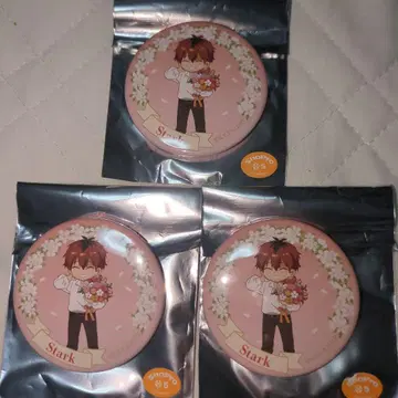 슈타르크 캔뱃지 x 3 코스터 장송의 프리렌 카페 Flower