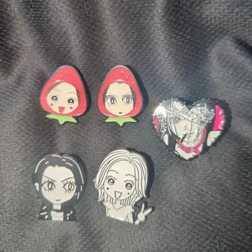 NANA 나나 핀즈 핀 브로치 핀 배지 만화 야자와 아이 5점 세트