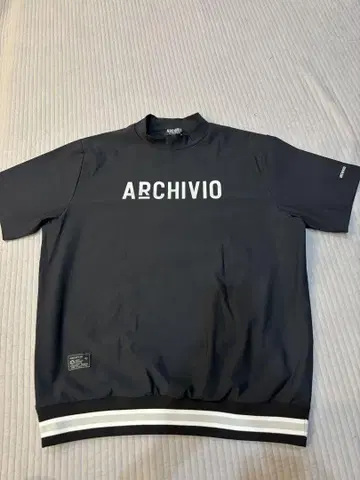 ARCHIVIO 블랙 숏 슬리브 셔츠 48
