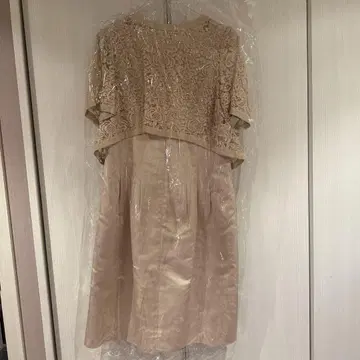 FOXEY BOUTIQUE 레이스 볼레로 베이지 핑크 드레스 40