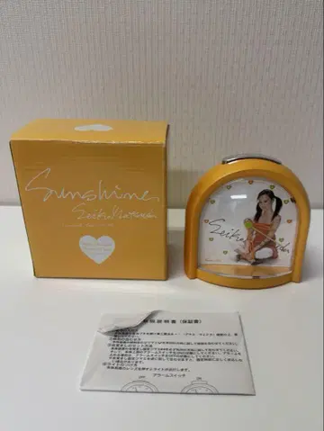 마츠다 세이코 선샤인 알람 시계 미사용 새상품 새상품급