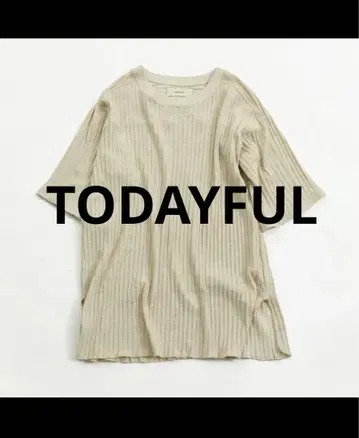 TODAYFUL 'Bran Rib T-Shirts' 블랑 리브 셔츠