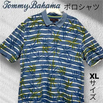 Tommy Bahama 타미 바하마 골프 보더 피케 셔츠 올 패턴 XL